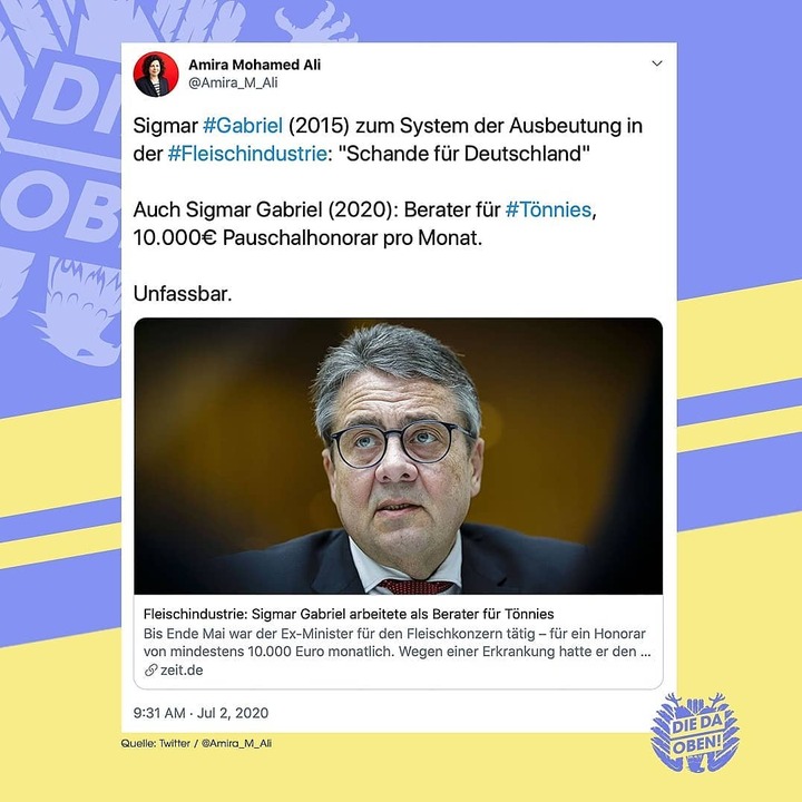 funk | Der frühere SPD-Boss Sigmar Gabriel hat von März b...